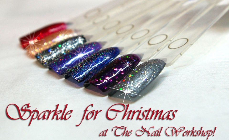 Gelish Christmas Glitter Swatches
